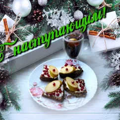 🎁 Оригинальные бутерброды с грушей и сыром