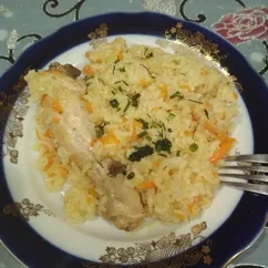 Рис с курицей