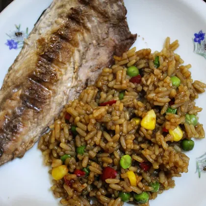 ПП Скумбрия с рисом и овощами