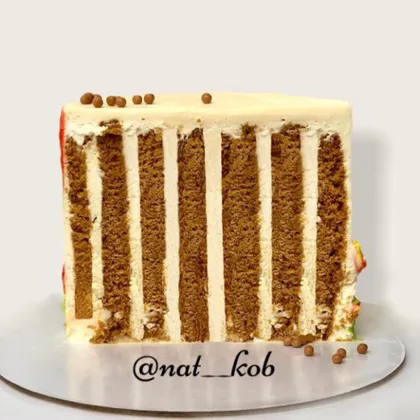 Торт «Медовик с вертикальным разрезом»❤️