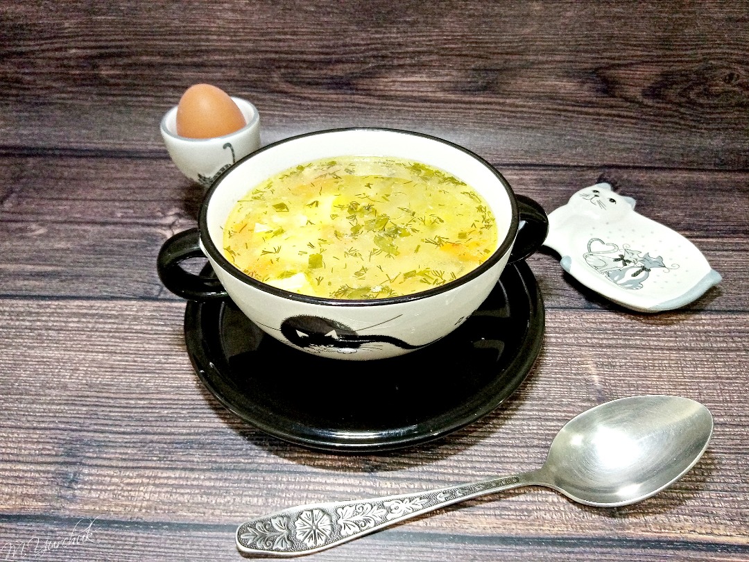 Куриный суп со звездочками