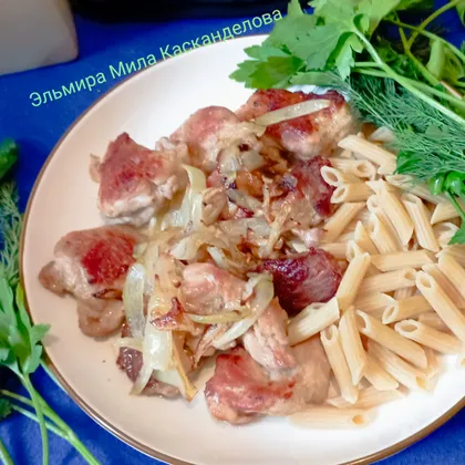 Мясо жареное на сковороде