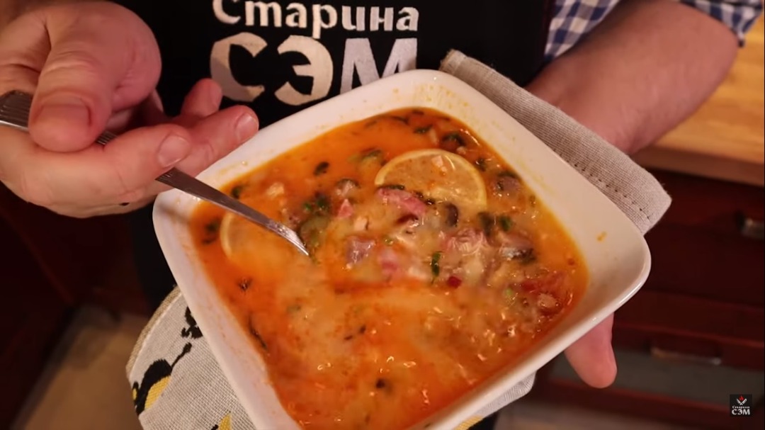 Солянка мясная сборная: рецепт классический