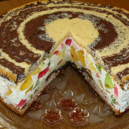 Торт "Цыганские тропы". Очень вкусный и необычный. Без украшения