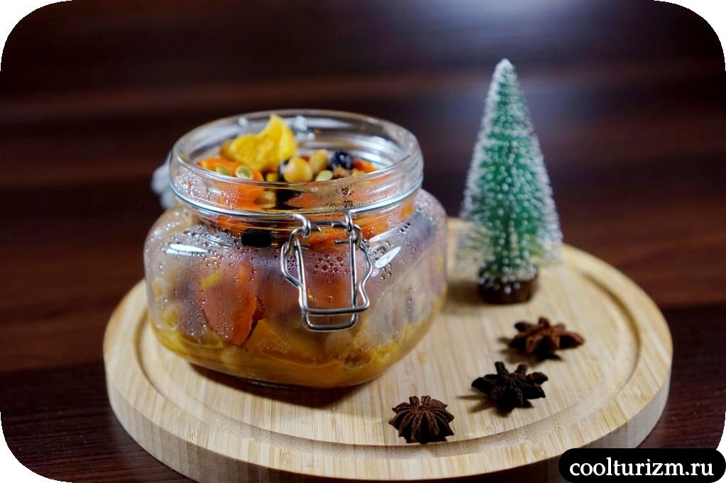 Морковный цимес с нутом