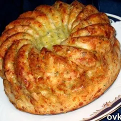 Сырный кекс с грудкой индейки и укропом