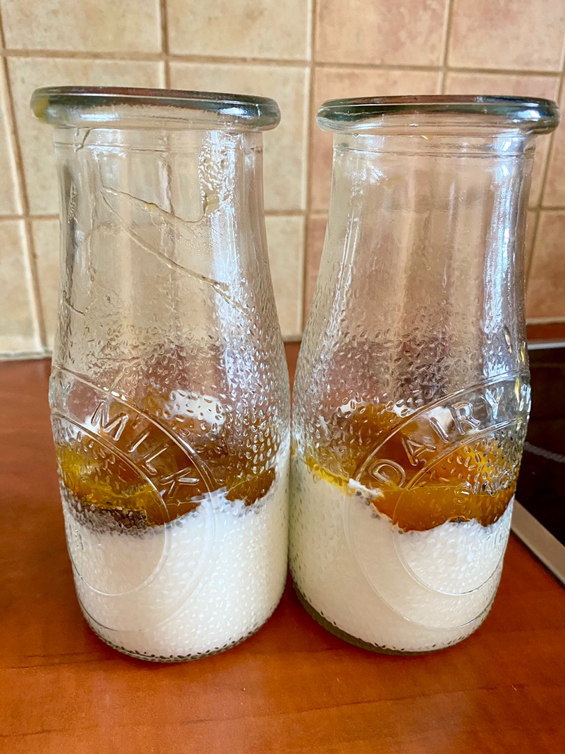 Лёгкий десерт с семенами чиа 🥄