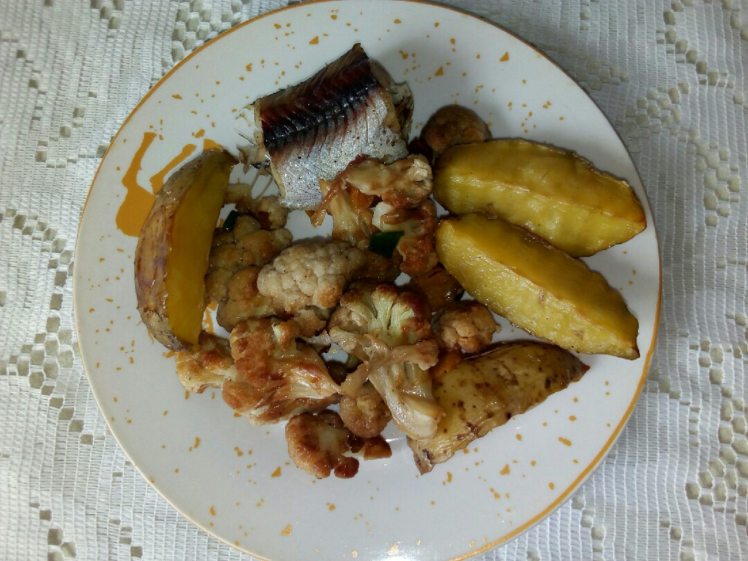 Рыба с овощами!