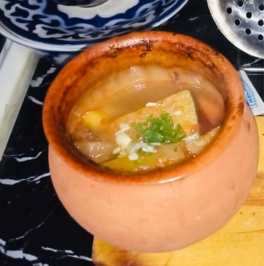 Рецепт: Суп гороховый в горшочке - Очень вкусно,как из печки!