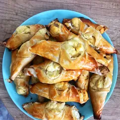 Слоёные рогалики 🥐 с творогом