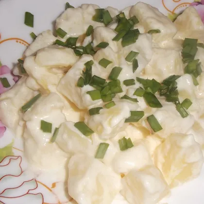 Картофель со сметаной. #Кулинарныймарафон