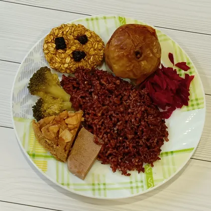 Бурый рис в духовке