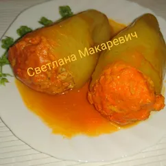 Фаршированные перцы во вкусном соусе