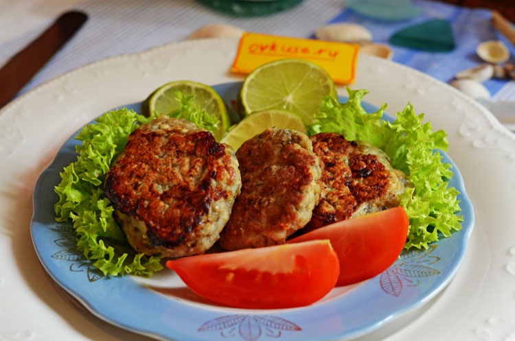 Рыбные котлеты из морского бычка