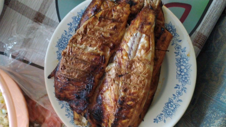 Скумбрия на углях