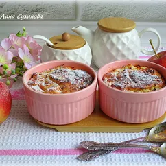 Твороженки с яблоком и изюмом