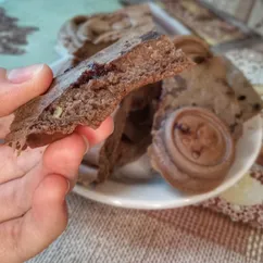 Шоколадный кекс с шоколадом пп 😍🥧