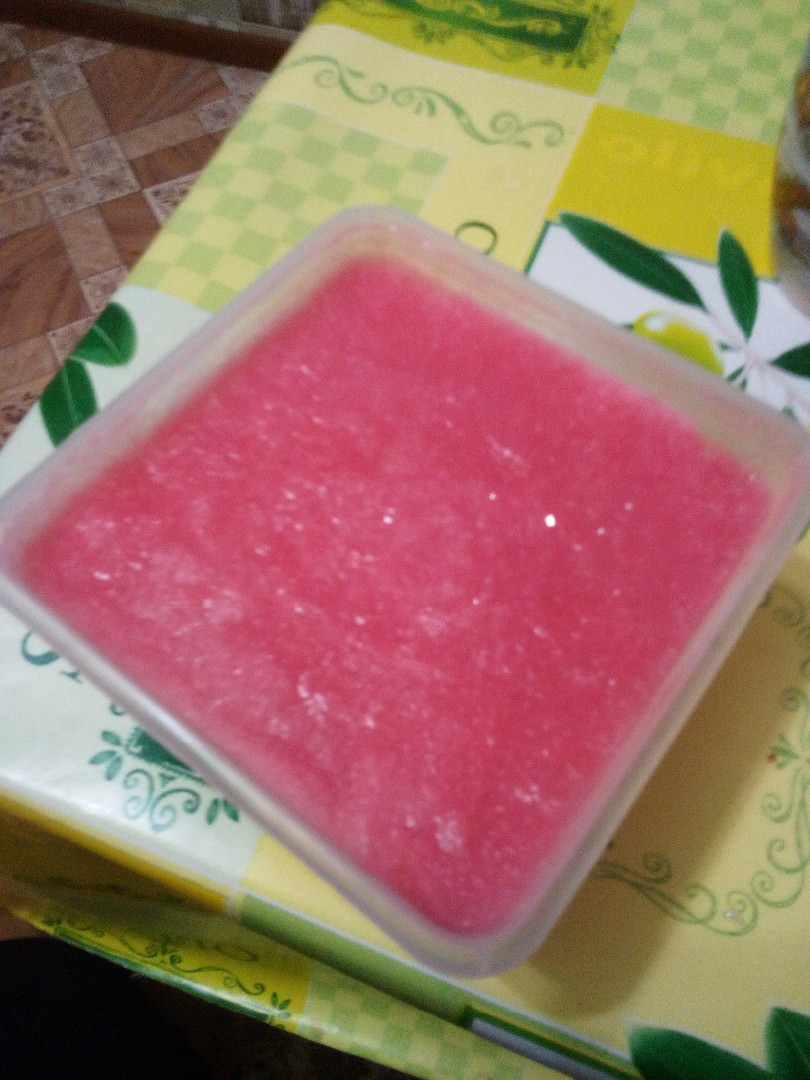 Мусс из красной смородины