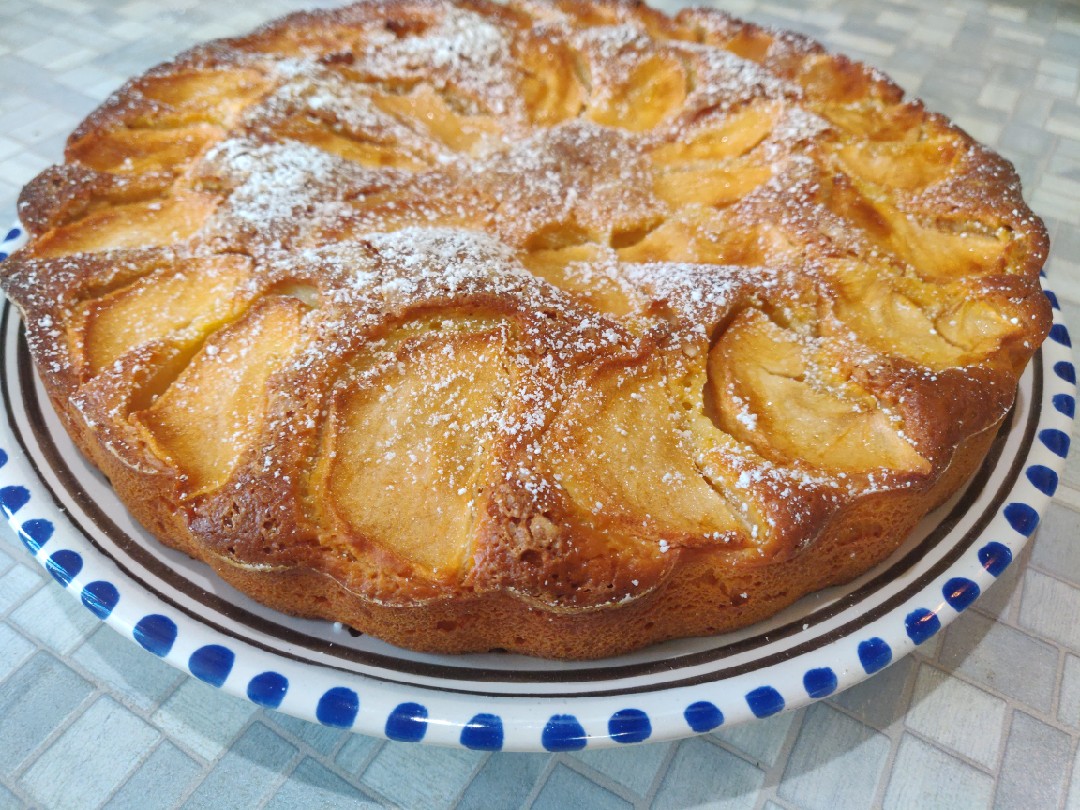 Яблочно-лимонный кекс 🍰🍎