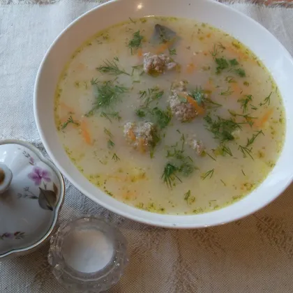 Суп с фрикадельками по - польски