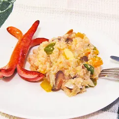 Кускус с овощами. Couscous mit Gemüse