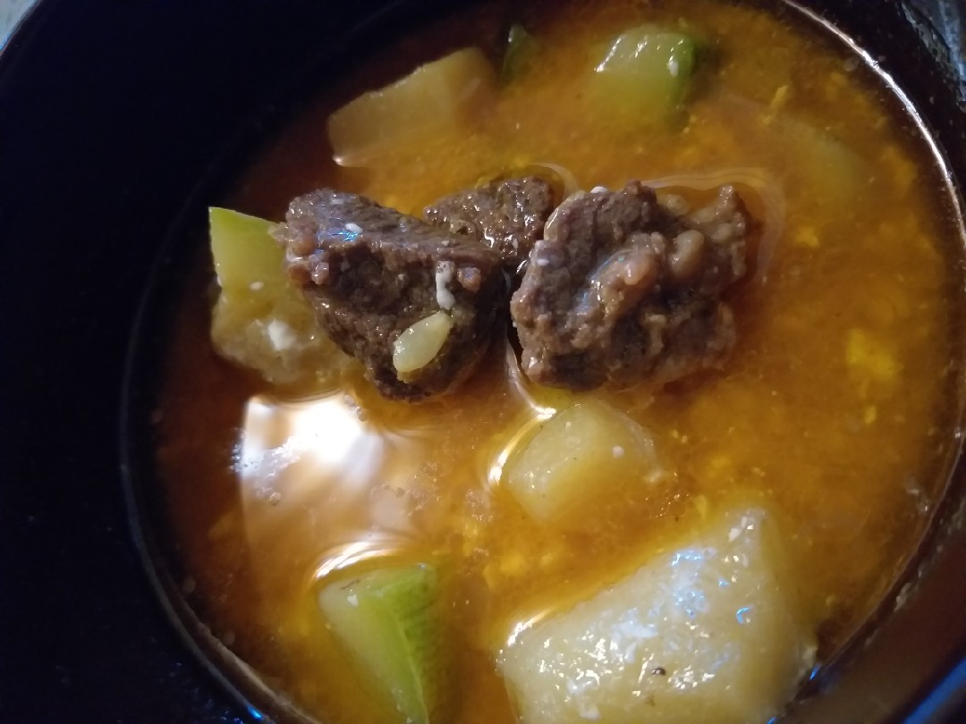 Рагу с мясом и кабачками