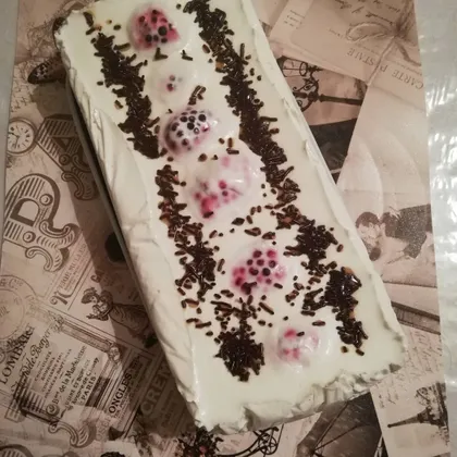 Малиновый торт-суфле