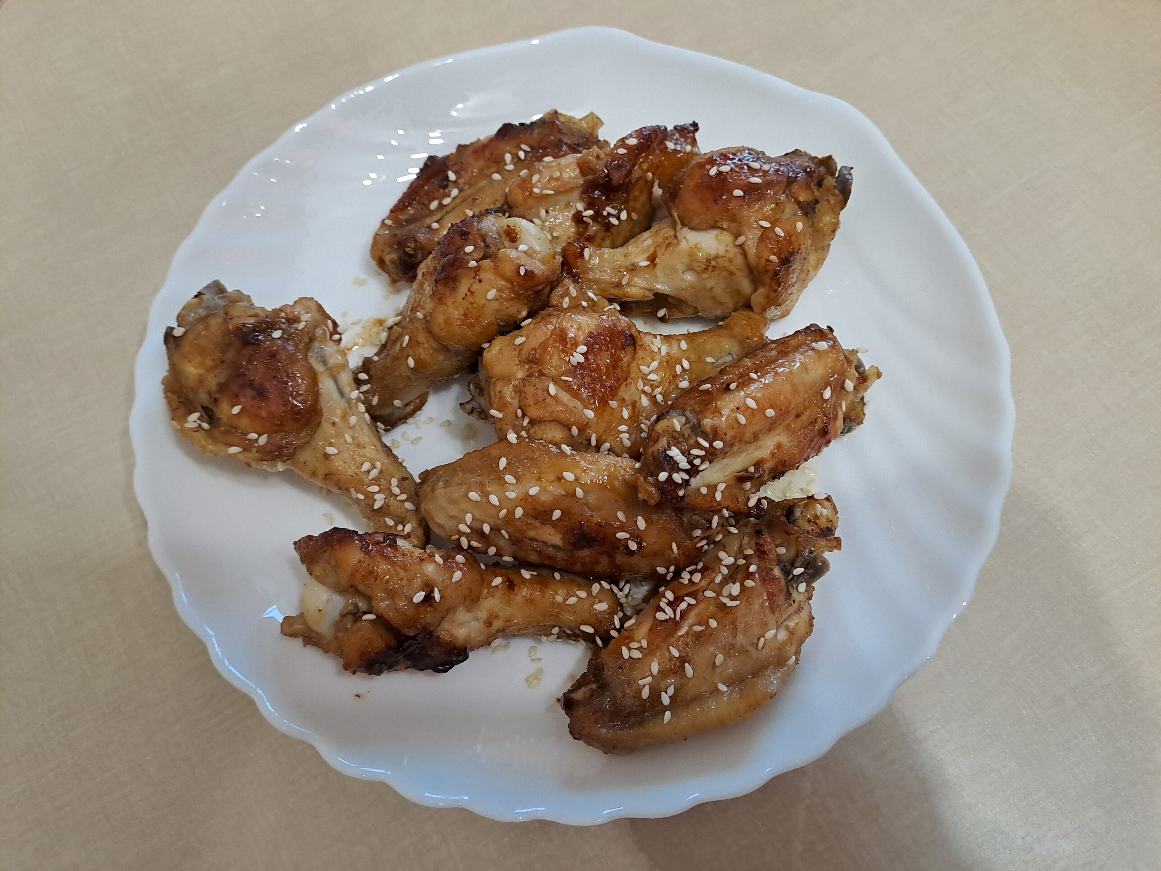 Жареные куриные крылья 