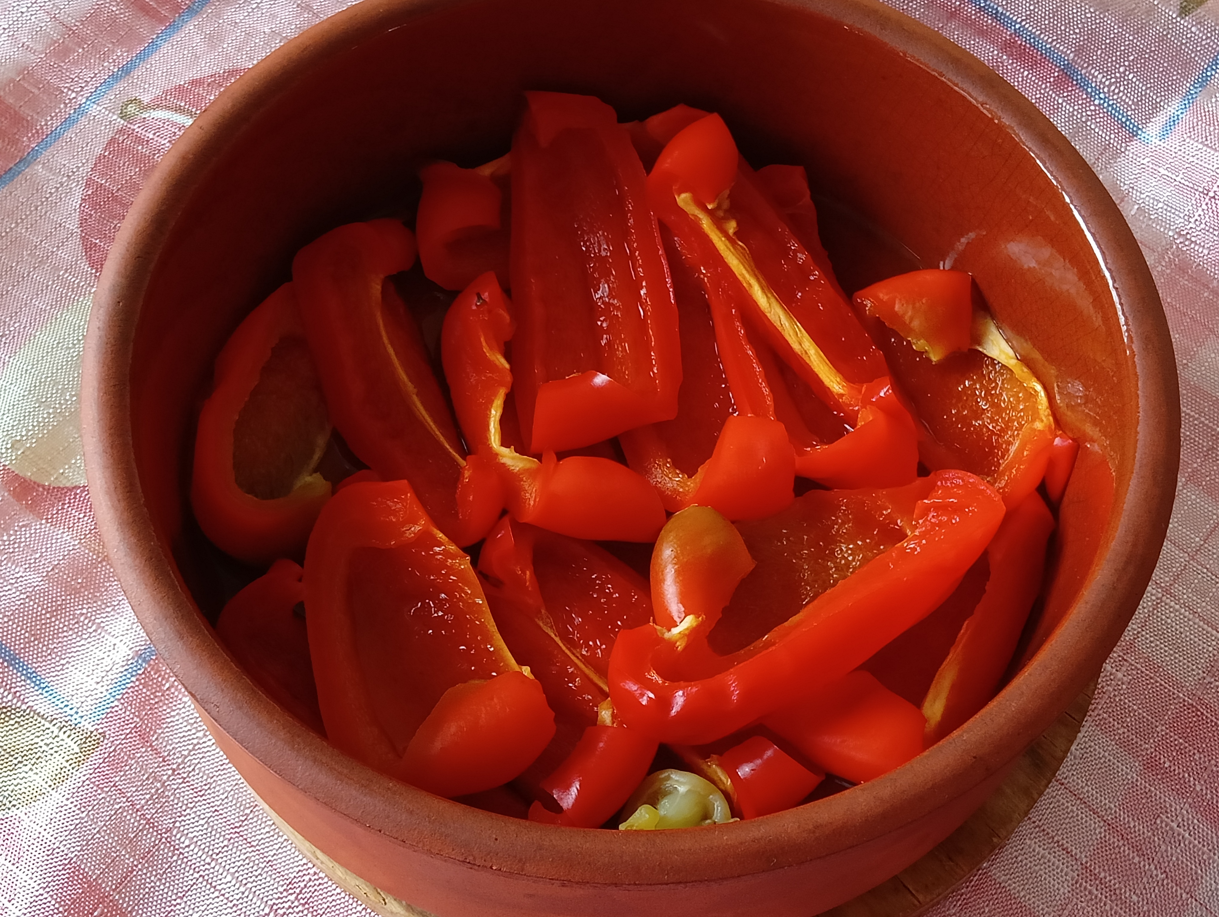 Перец, запеченный в духовке