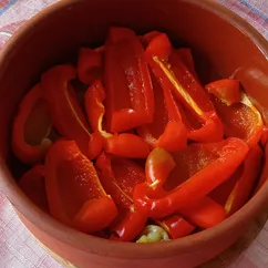 Перец, запеченный в духовке