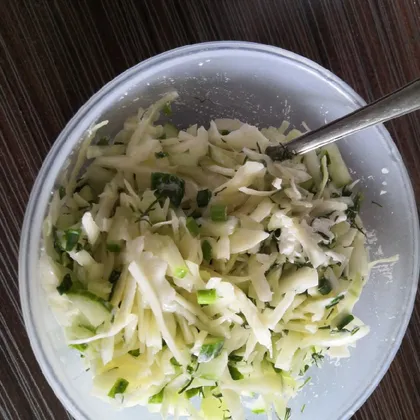 Капустный салат с сыром