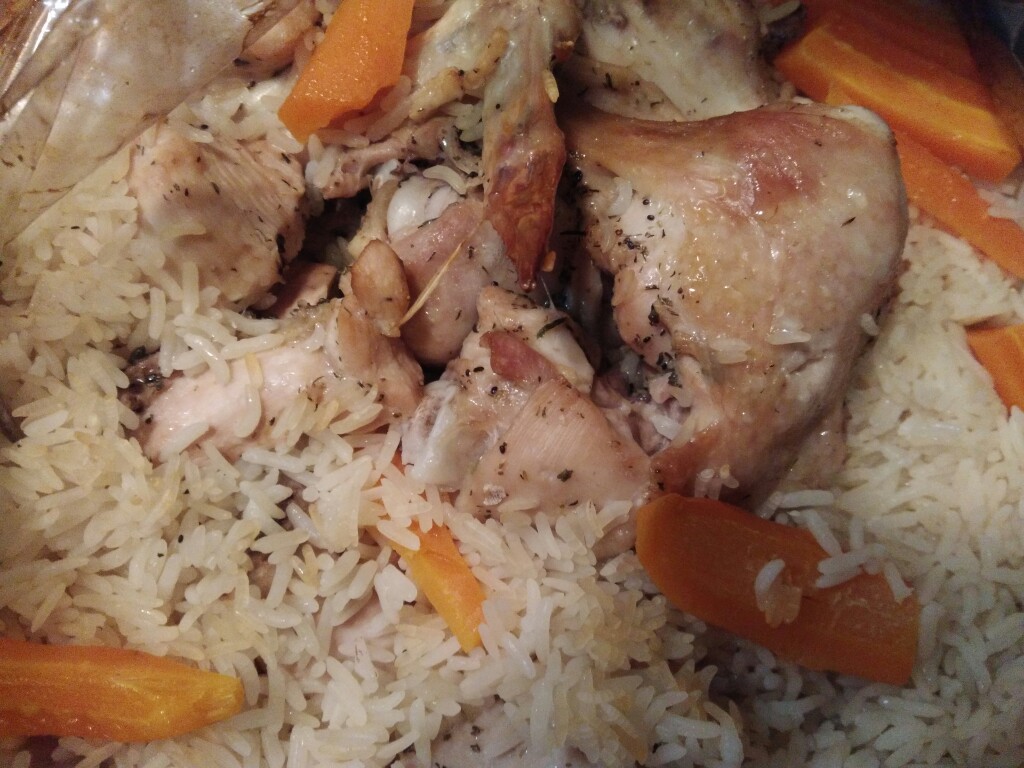 Курица с рисом