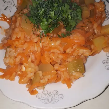 Кабачок с рисом