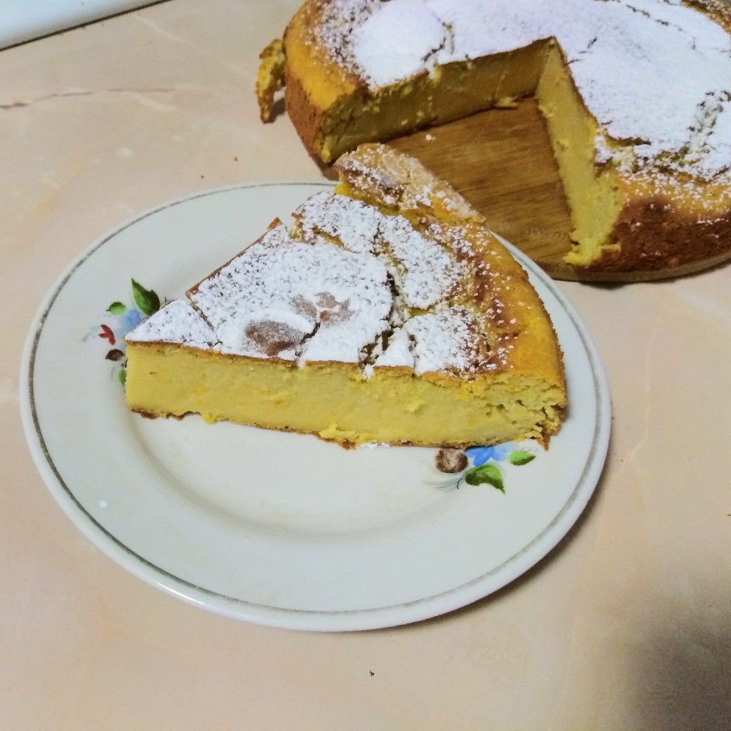 Тыквенно-кукурузный кекс