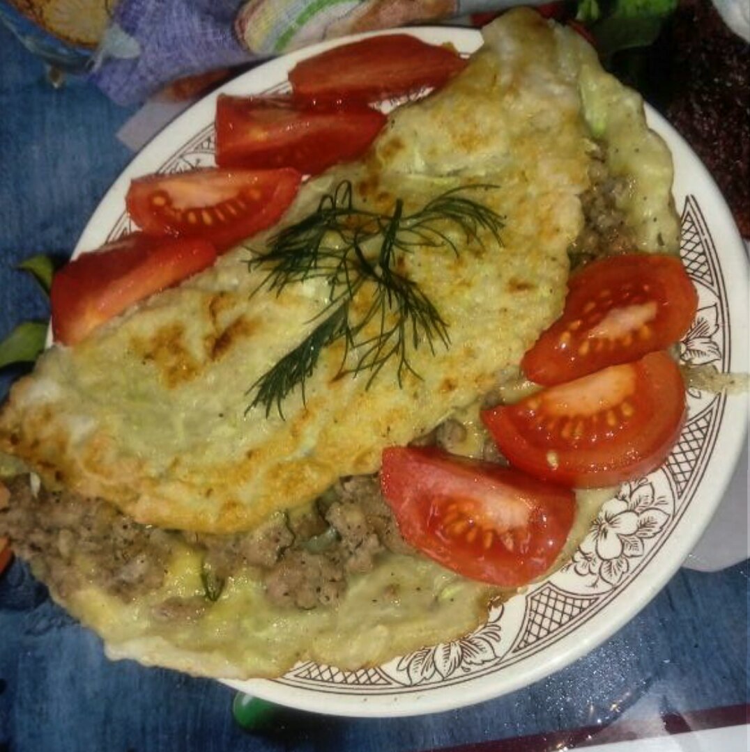 Кабачковые блинчики с сюрпризом