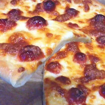 Тонкое тесто для пиццы