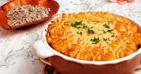 Овощная запеканка с семенами подсолнечника