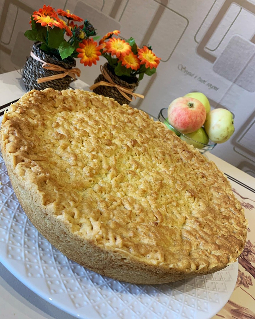 Пирог с тёртым яблоком — рецепты | Дзен