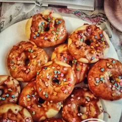 Пончики а-ля донатс (в духовке) 🍩🍩🍩