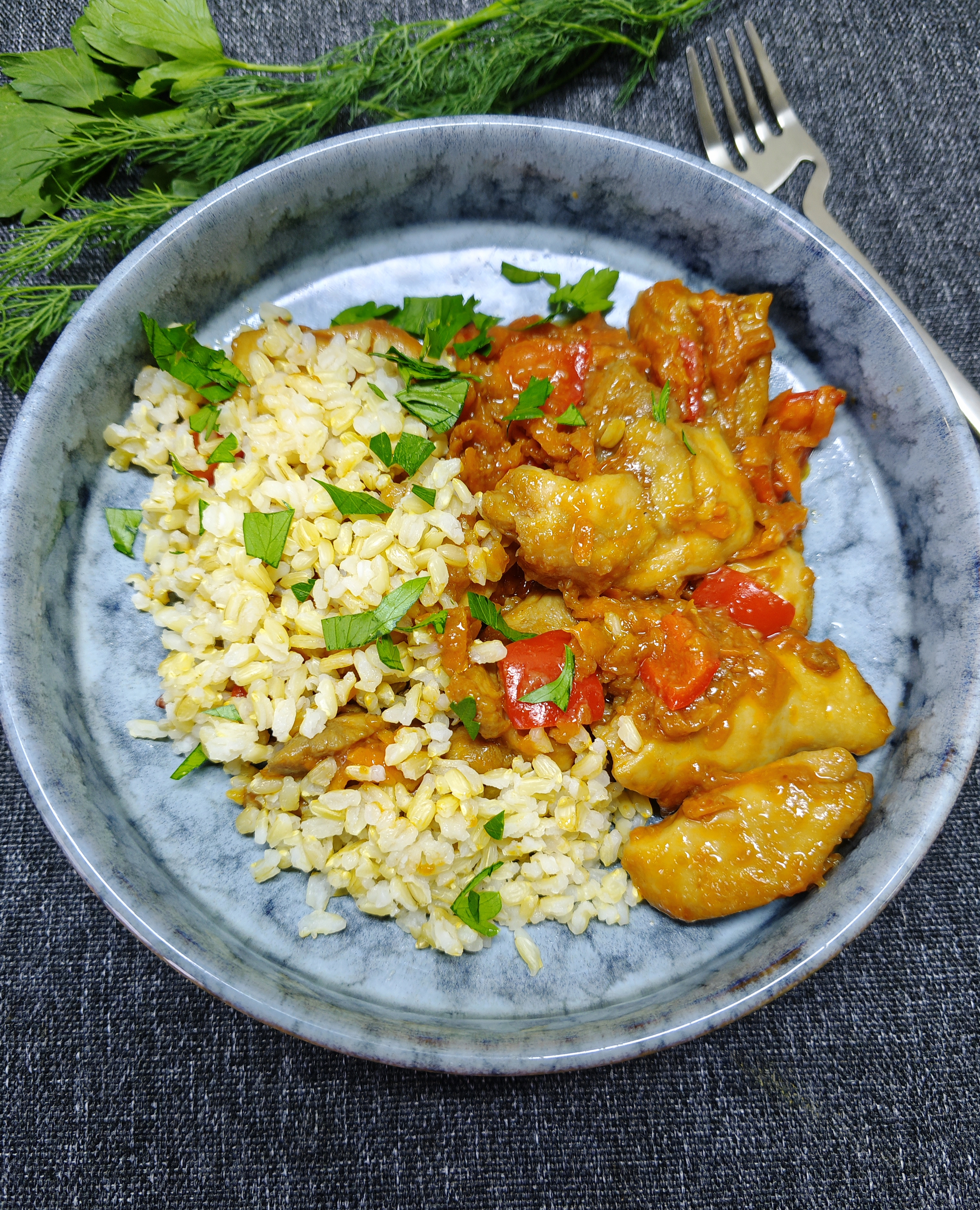 Курица в кисло-сладком соусе