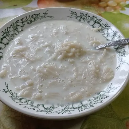 Молочный суп из вермишели