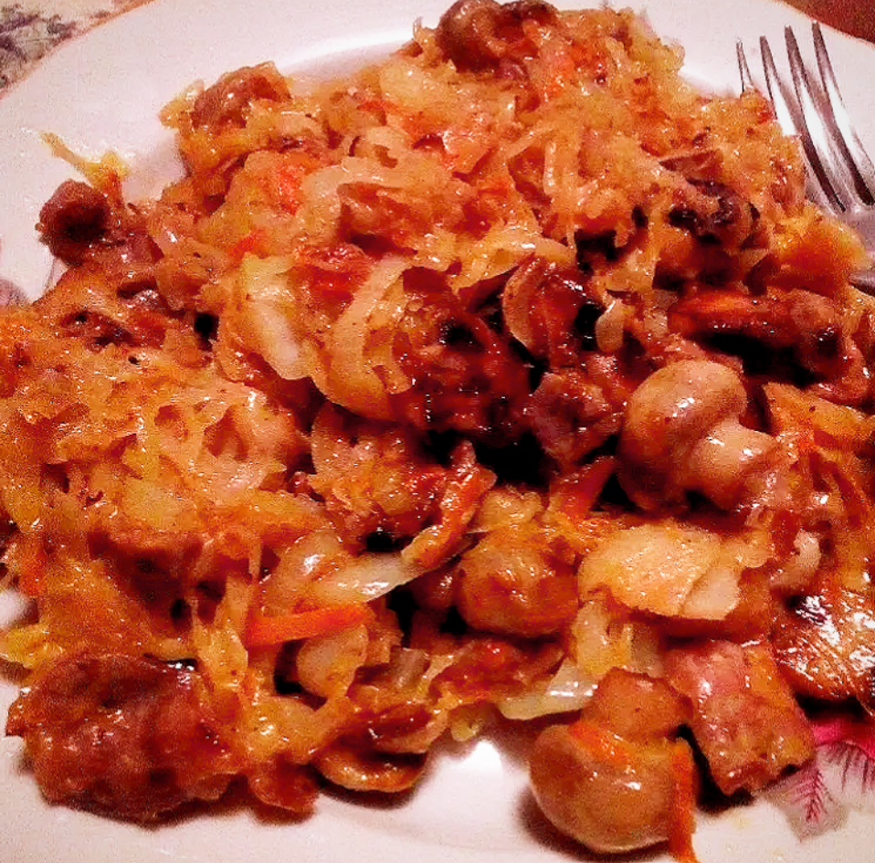 Капуста в сырном соусе