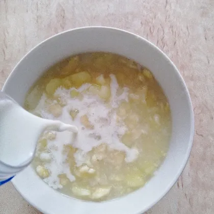 Молочный суп 'Затирка'