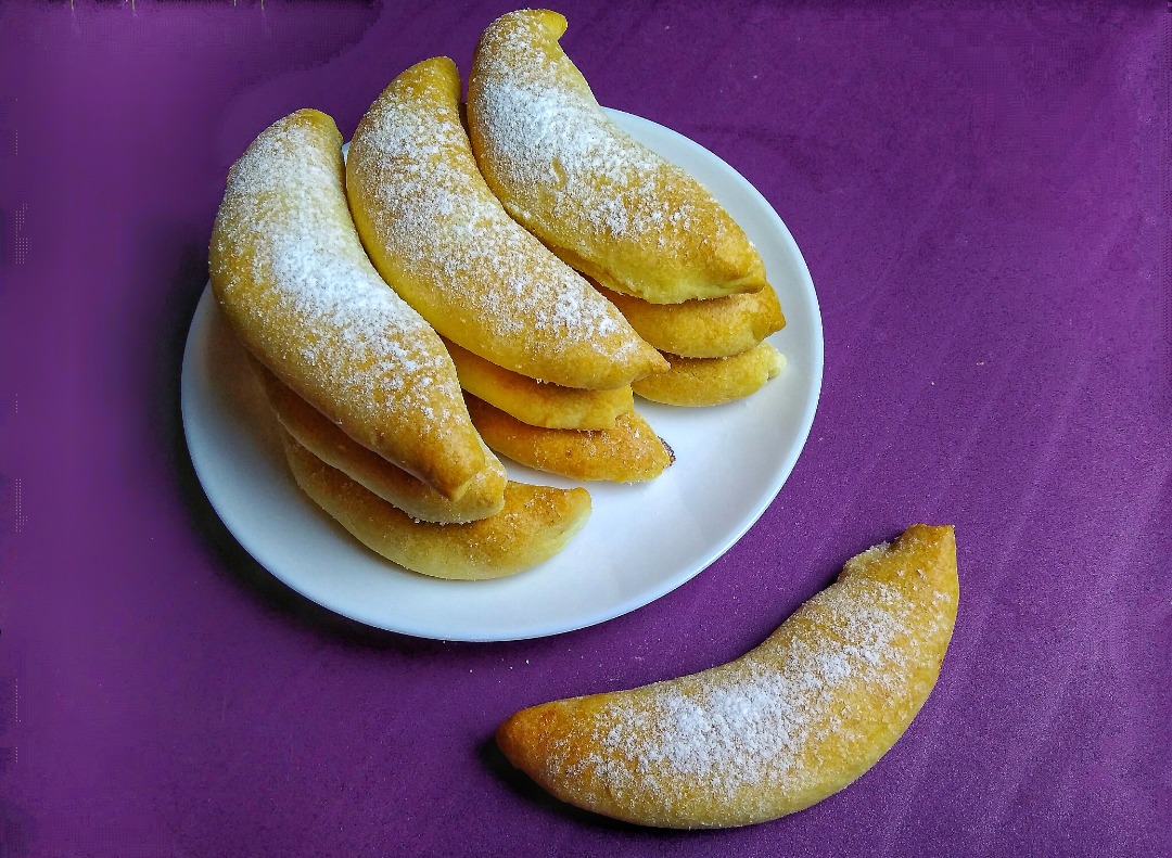 Печенье "Бананы" с творожной начинкой