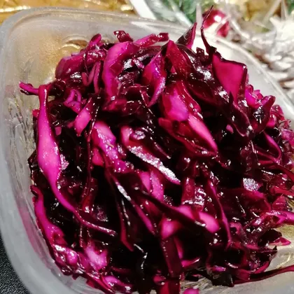 Салат из красной капусты по-турецки