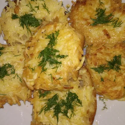 Гренки с картошкой