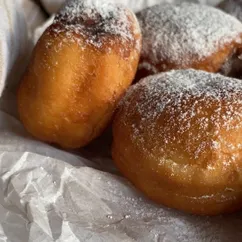 Мягкие пончики с шоколадной начинкой🥯