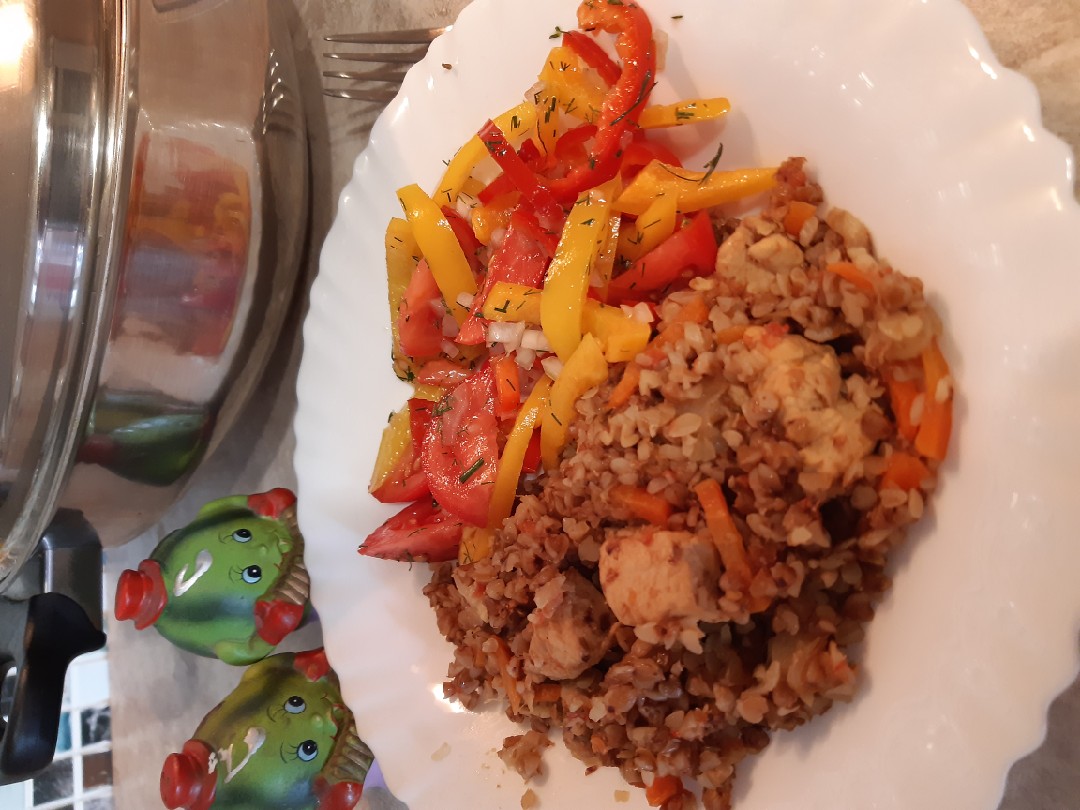 Плов из гречки