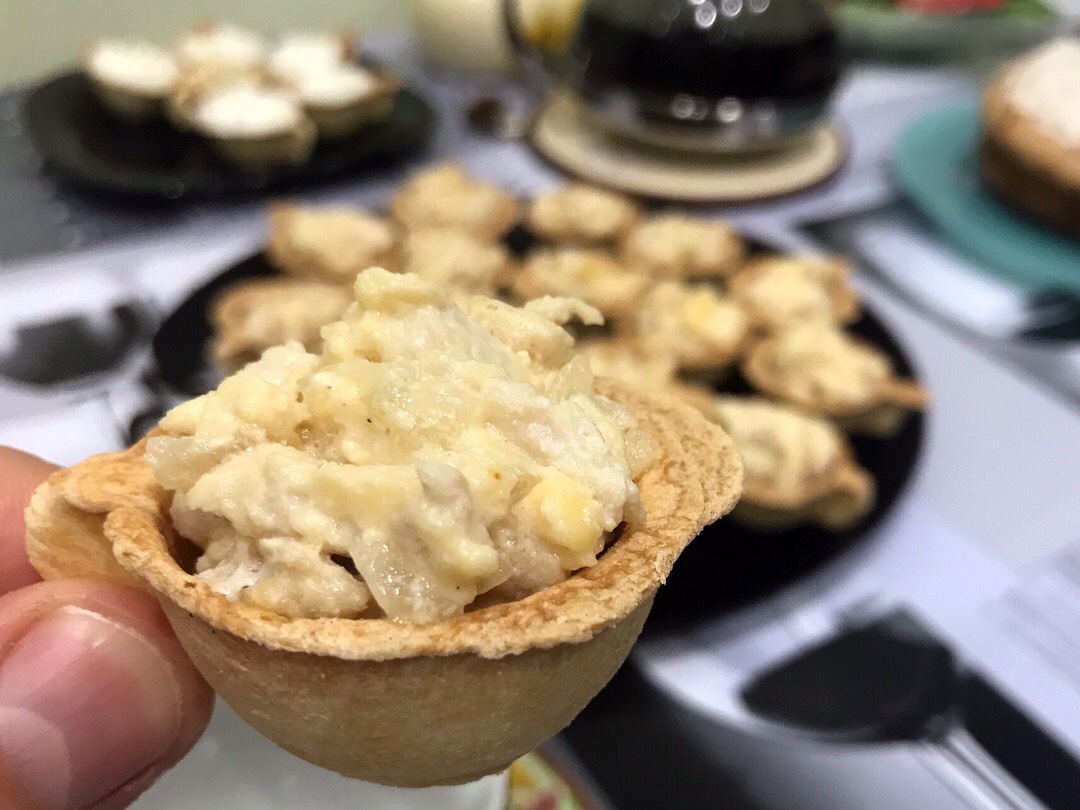 Тарталетки с курицей