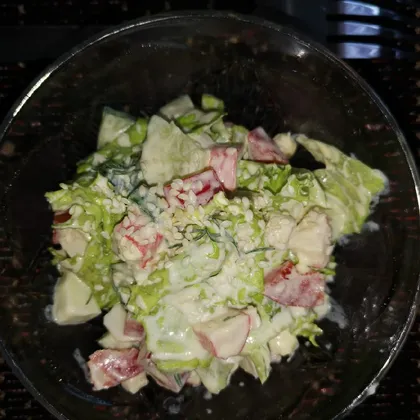 Лёгкий салат на ужин